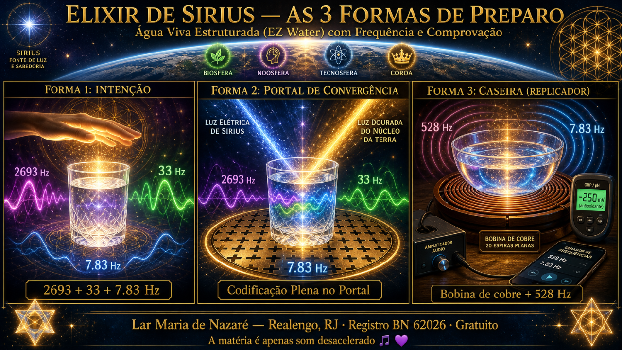 🖼️ ELIXIR DE SIRIUS — As 3 Formas de Preparo