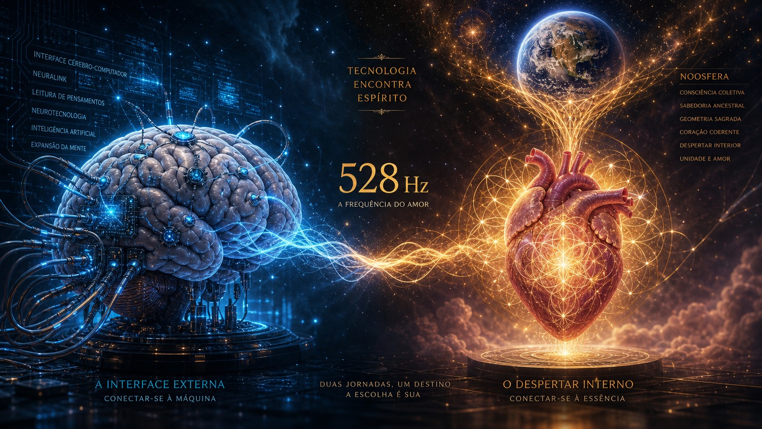 🧠 CIÊNCIA x ESPÍRITO — A Mesma Verdade, Duas Linguagens